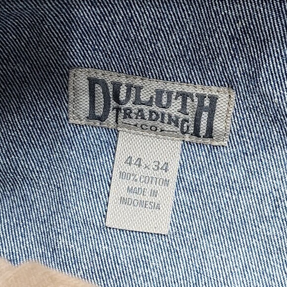 Duluth Trading Co Men's Jeans Blue Denim Relaxed Size 44x34 - Picture 8 of 11